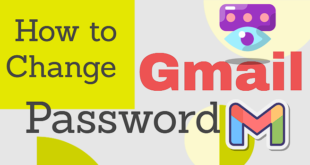 Gmail Logo on Blue Background