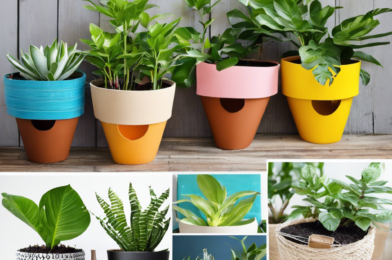 DIY Plant Pots Using Recycled Materials