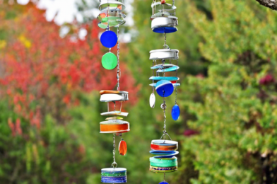 DIY Wind Chimes from Recycled Items